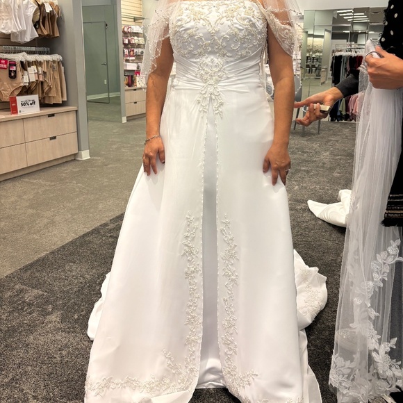 navy blue dress for baby girl Sweetheart Long Sleeves Split Lace Chiffon A-Line Wedding Dress – TANYA  BRIDAL main image 1